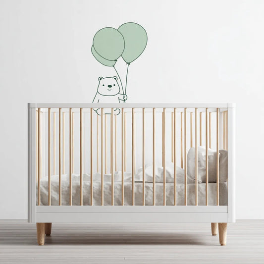 Łóżeczko dziecięce, Łóżko dla dzieci z barem białym 120 x 60 cm w prostokątnym litym drewnie